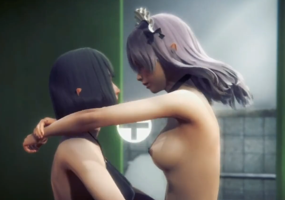【3D】火辣妹子和女仆在厕所里性爱 【3D】火辣妹子和女仆在厕所里性爱